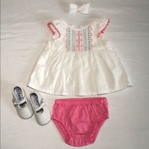 Embroidered Spring Dress